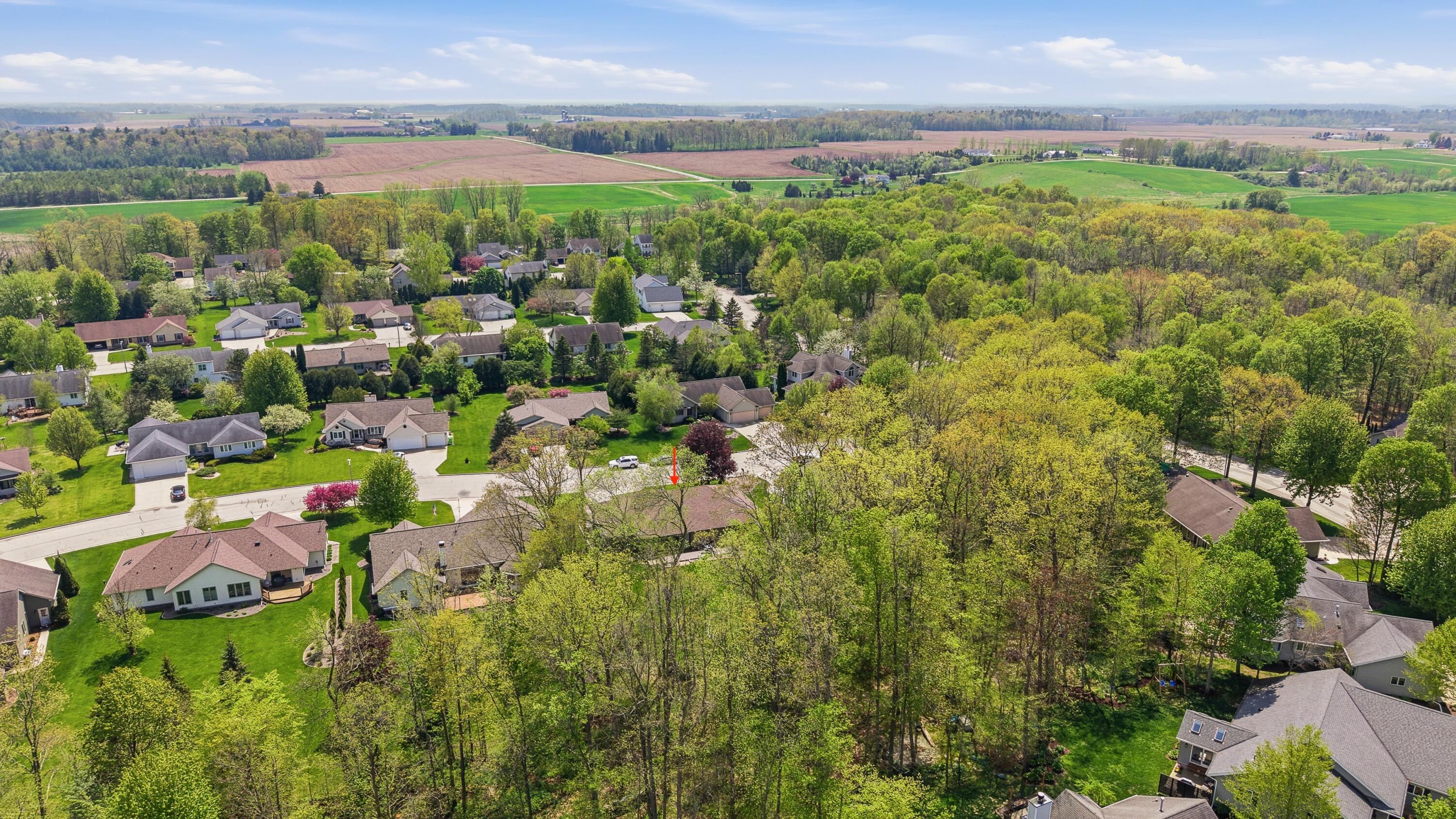 1616 Sandstone Lane Howards Grove, WI 53083 - Photo 43 of 47 Aerial View of Stonebridge Neighborhood