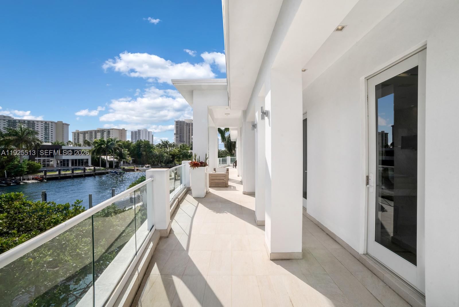 142 South Island Road Golden Beach, FL 33160 - Photo 29 of 55 a view of a balcony