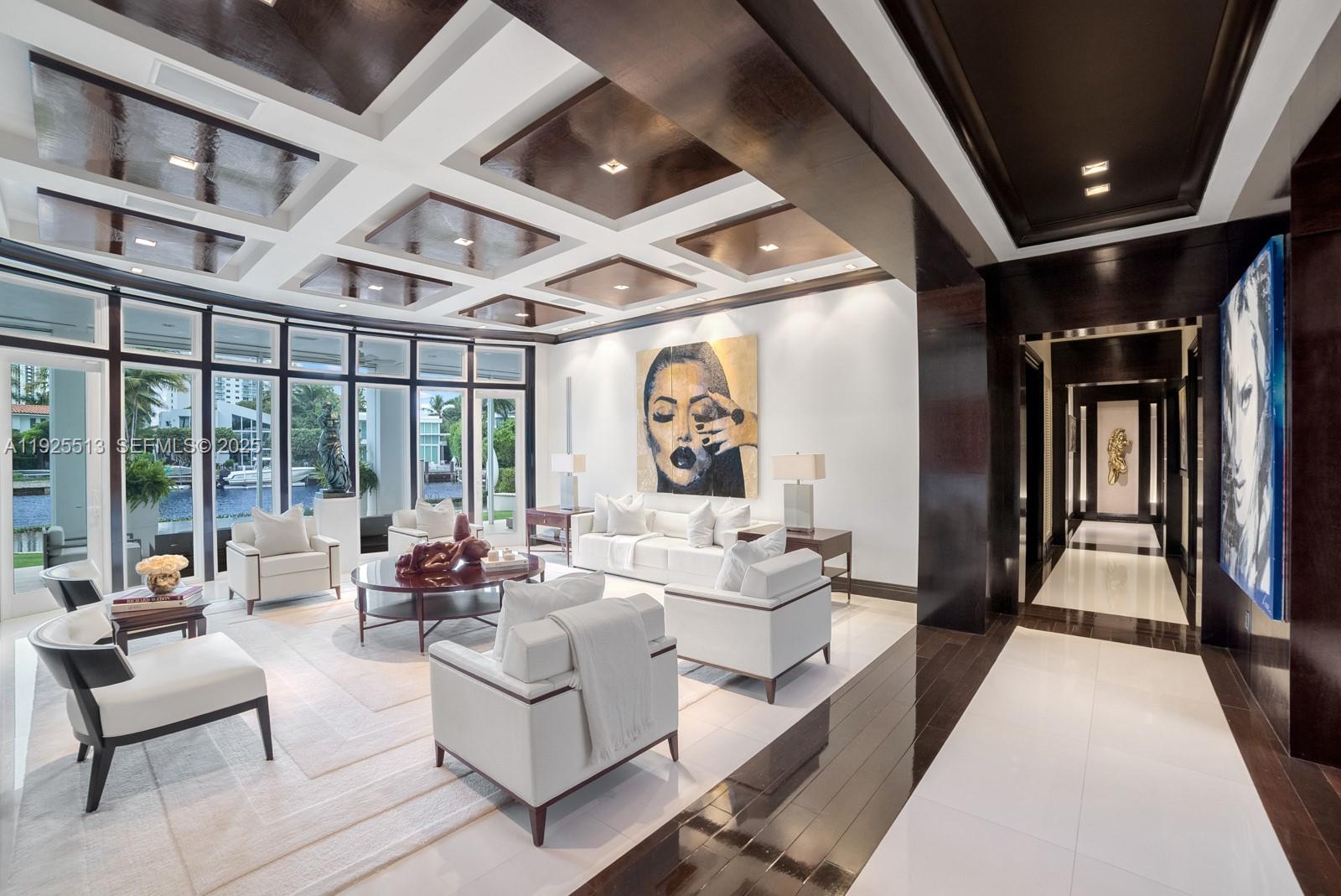 142 South Island Road Golden Beach, FL 33160 - Photo 33 of 55 a living room with furniture