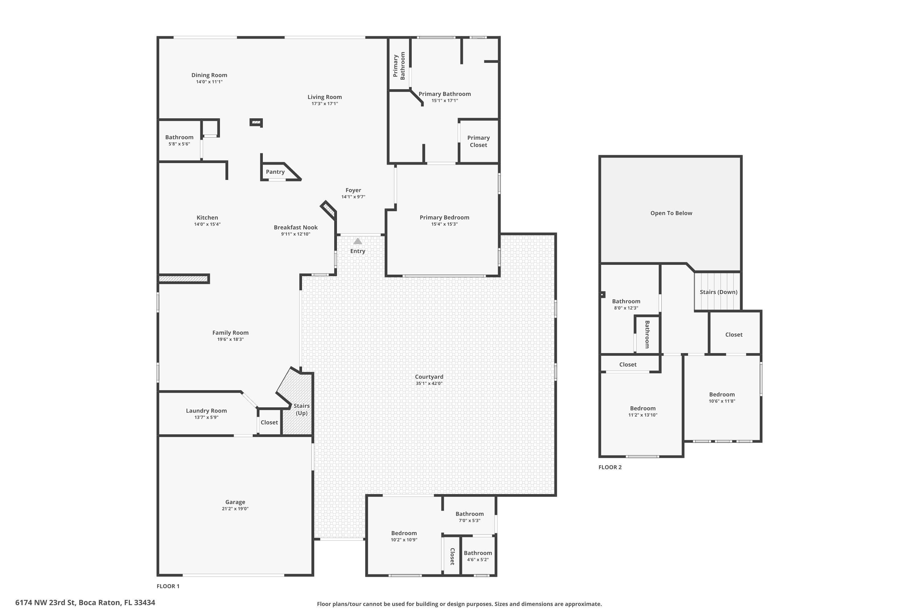 6174 Northwest 23rd Street Boca Raton, FL 33434 - Photo 45 of 45 Floor Plan