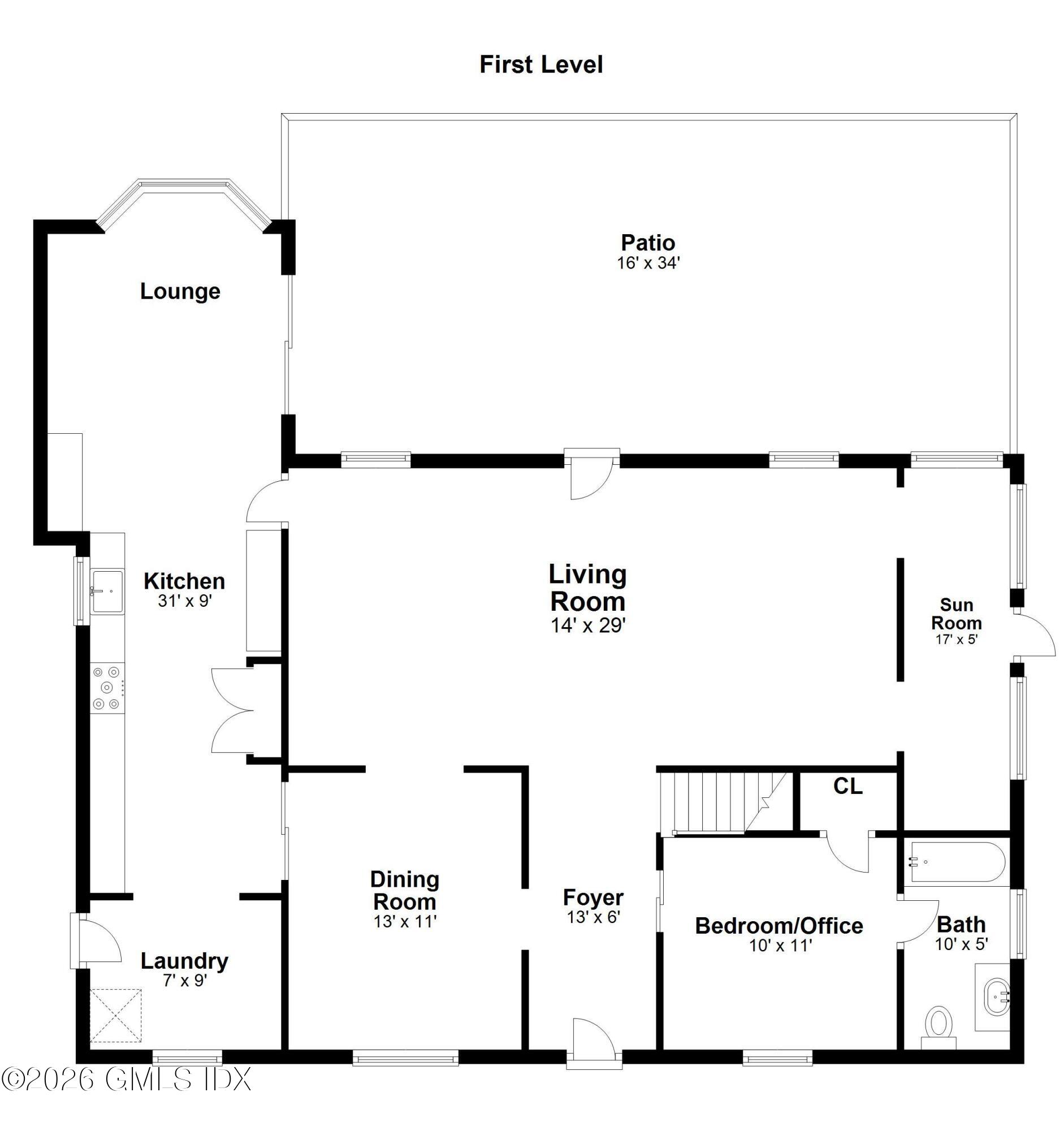 21 Spring Street Riverside, CT 06878 - Photo 26 of 27 floor plan first floor