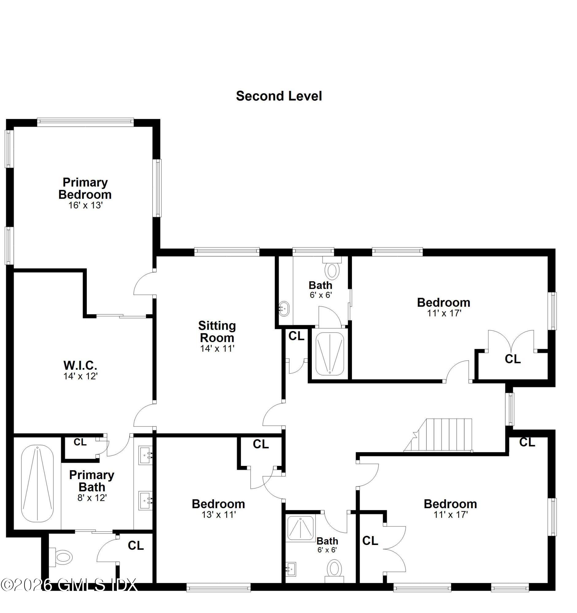 21 Spring Street Riverside, CT 06878 - Photo 27 of 27 floor plan second floor