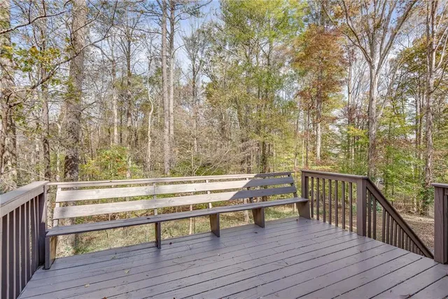 a view of outdoor space with seating space