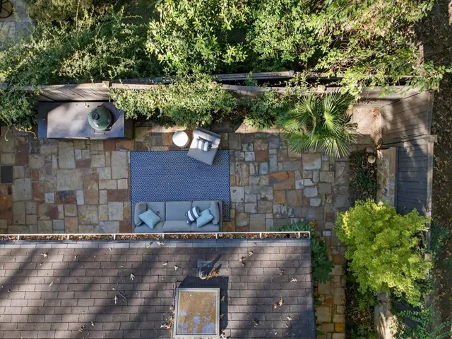 a view of a city with tall buildings