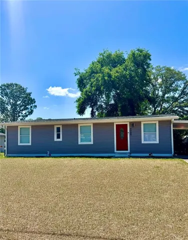 front view of house with yard