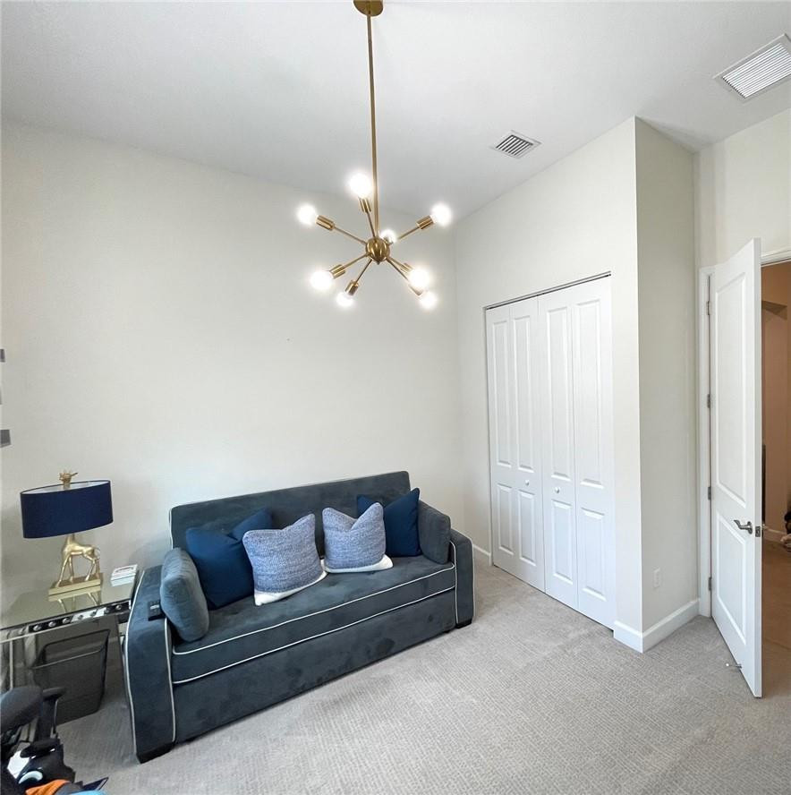 Undisclosed Address Sunrise, FL 33323 - Photo 59 of 88 a living room with furniture and a ceiling fan