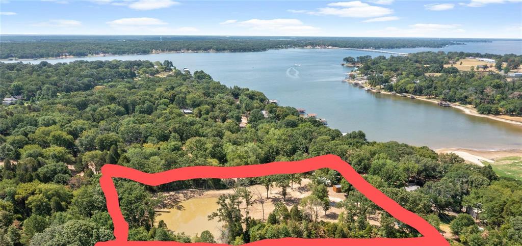 7204 Lance Eustace, TX 75124 - Photo 5 of 25 Aerial view with a water view and a view of trees