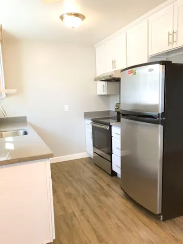 a view of a bathroom with a shower