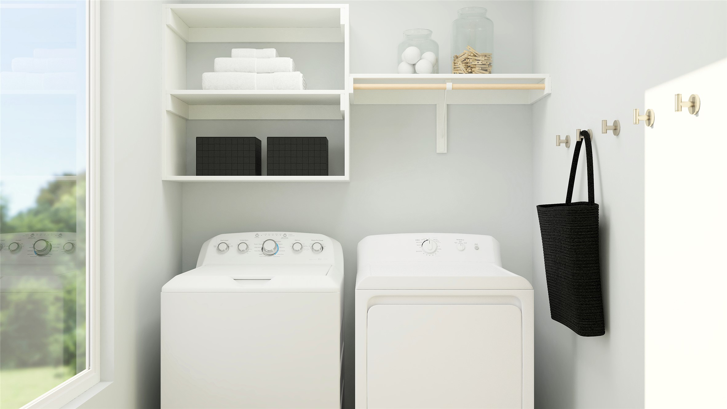 17911 Nashville Warbler Road Pflugerville, TX 78660 - Photo 13 of 22 a utility room with dryer and washer