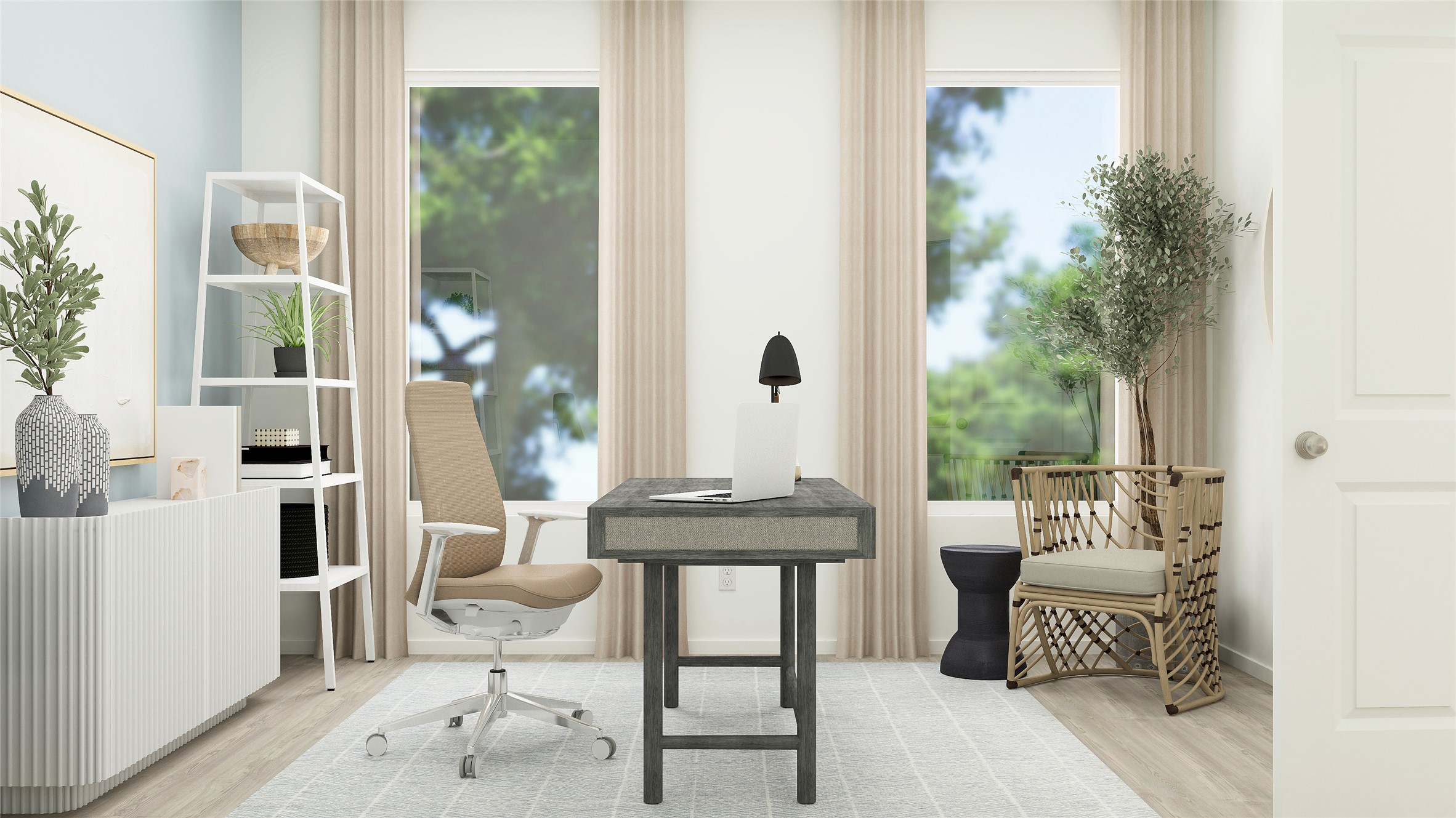 17911 Nashville Warbler Road Pflugerville, TX 78660 - Photo 22 of 22 a view of a room with furniture and wooden floor