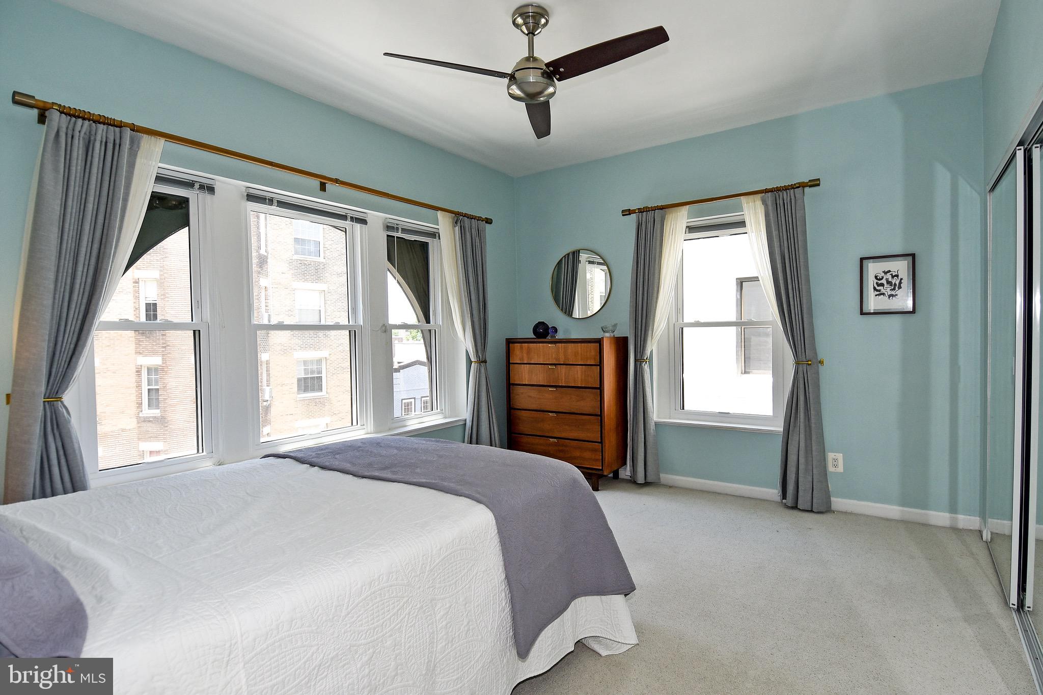 1669 Columbia Road Northwest, Unit 409 Washington, DC 20009 - Photo 4 of 47 Bright and Light Bedroom