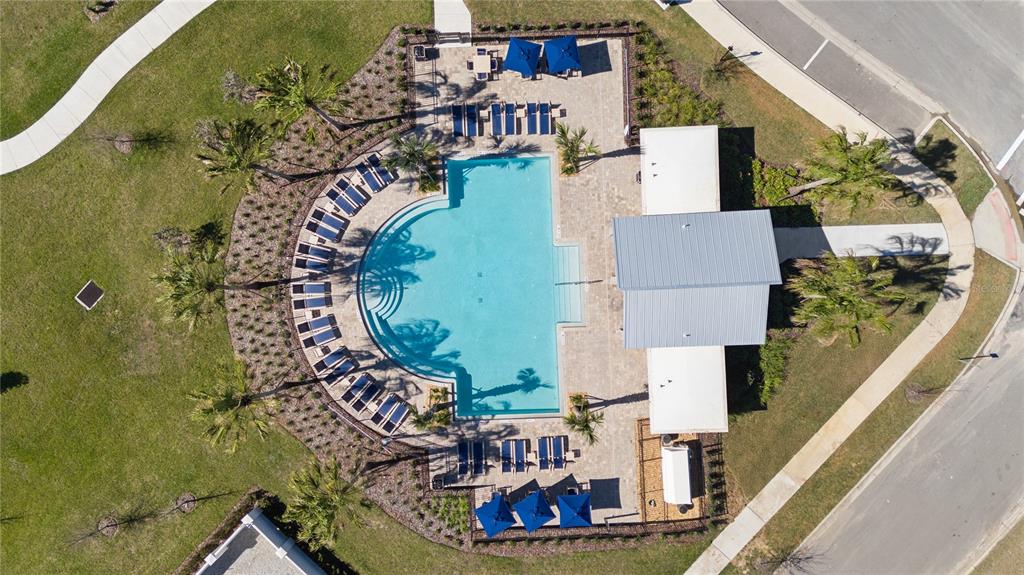 4754 Maple Cross Drive Kissimmee, FL 34746 - Photo 15 of 19 an aerial view of a house with a swimming pool