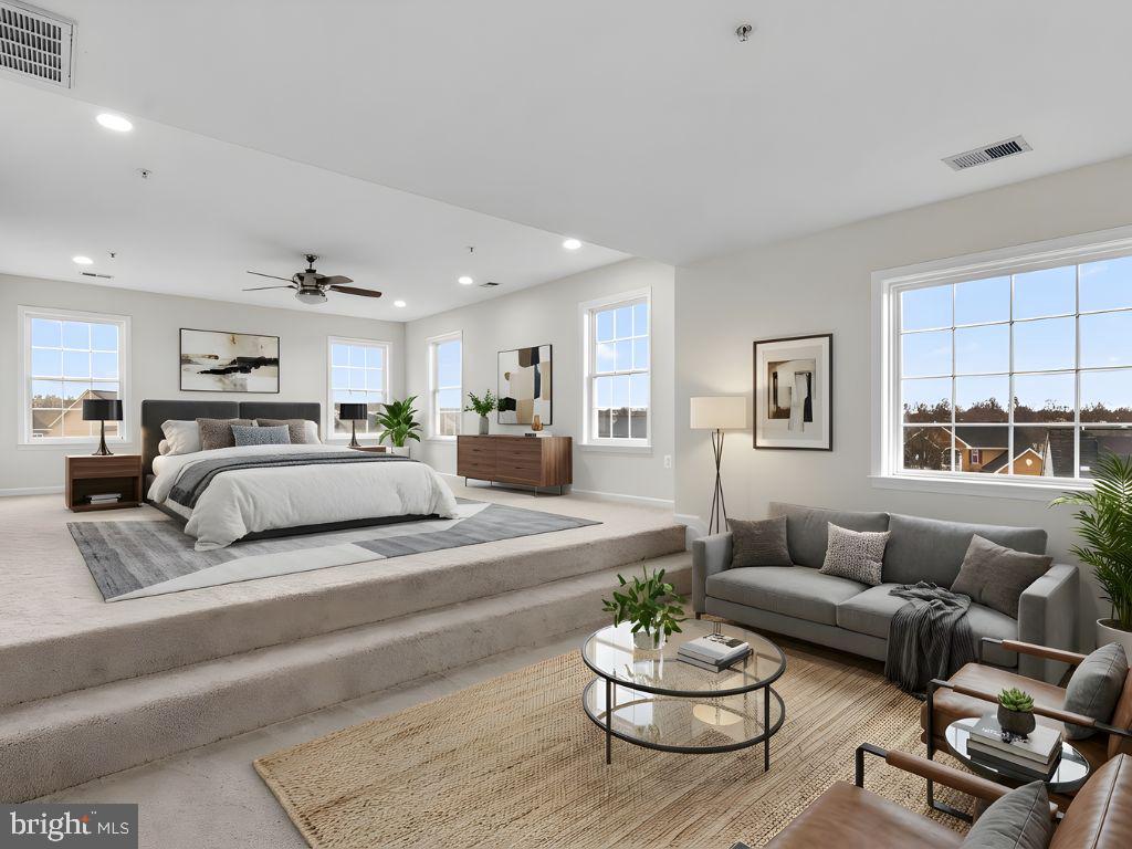 7604 Finglas Court Laurel, MD 20707 - Photo 25 of 48 a living room with furniture kitchen view and a window