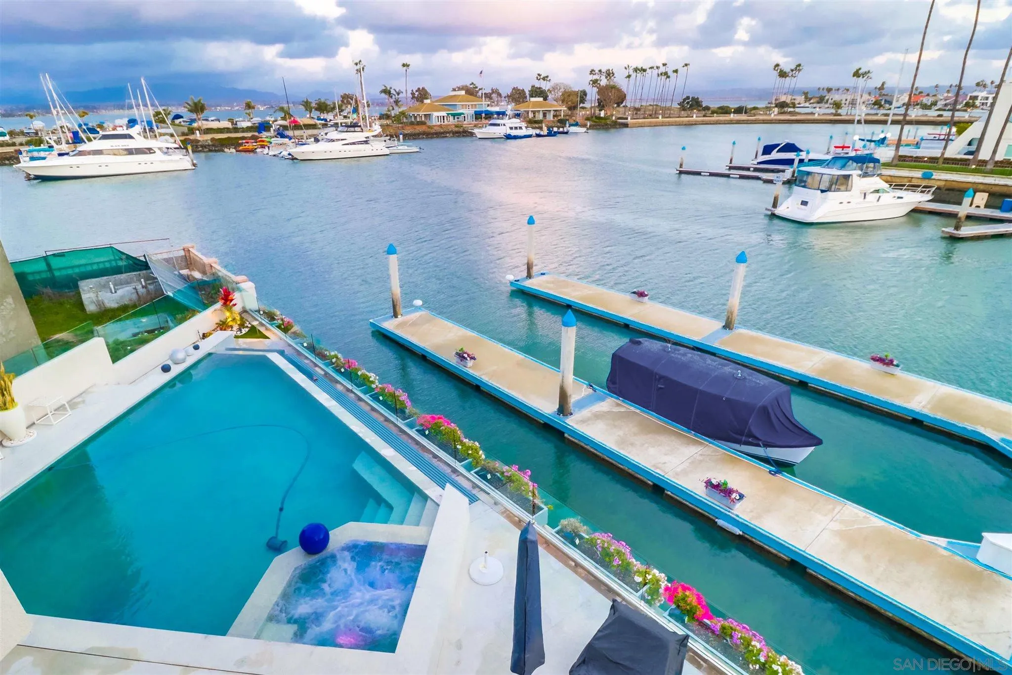 2 Green Turtle Road Coronado, CA 92118 - Photo 23 of 54 a view of a ocean from a balcony