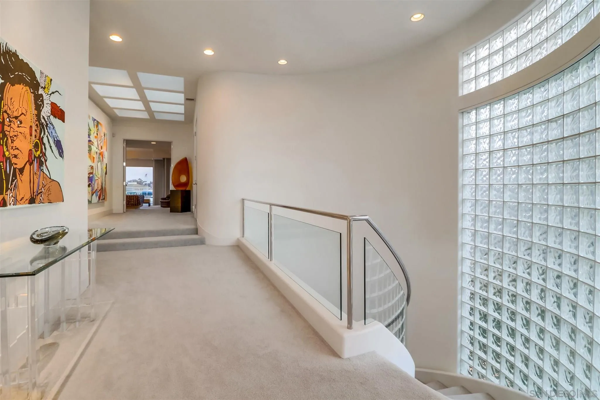 2 Green Turtle Road Coronado, CA 92118 - Photo 35 of 54 a view of a hallway with stairs