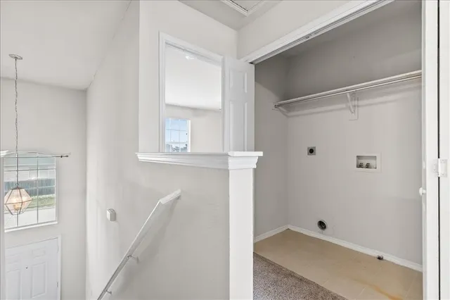 a view of an empty room