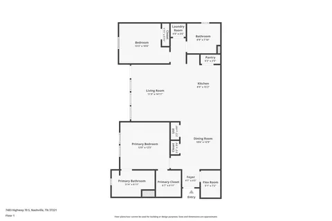 a picture of a floor plan