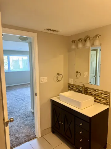 a view of empty room