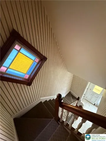 a view of a living room with a tv