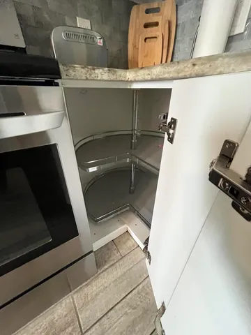 a view of a fireplace