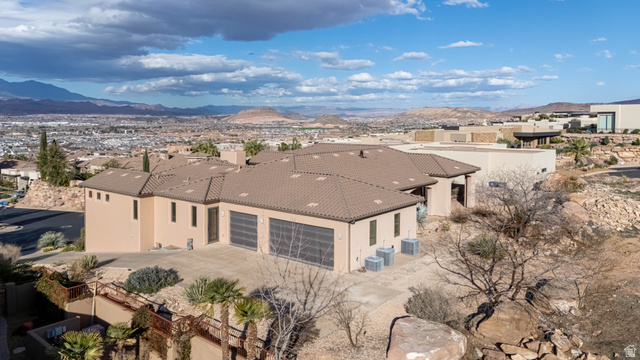 2464 East Granite Way St. George, UT 84790 - Photo 5 of 106 Bird's eye view of a mountain backdrop
