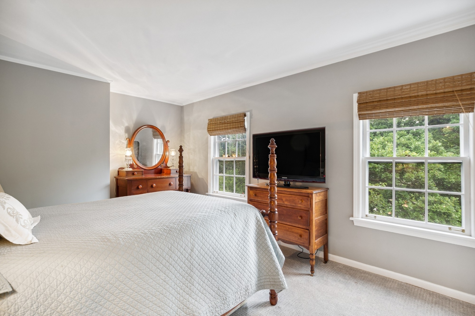 382 Ridge Avenue Winnetka, IL 60093 - Photo 31 of 43 a bedroom with a bed and a flat screen tv