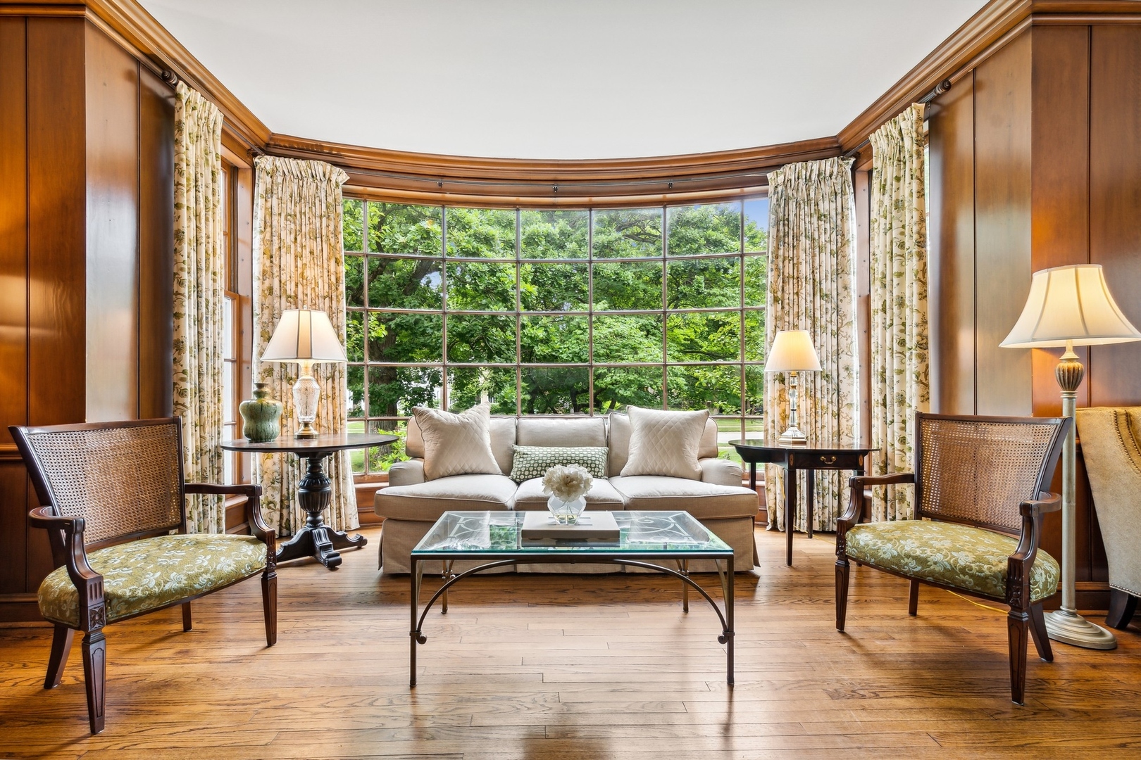 382 Ridge Avenue Winnetka, IL 60093 - Photo 7 of 43 a living room with furniture and a large window