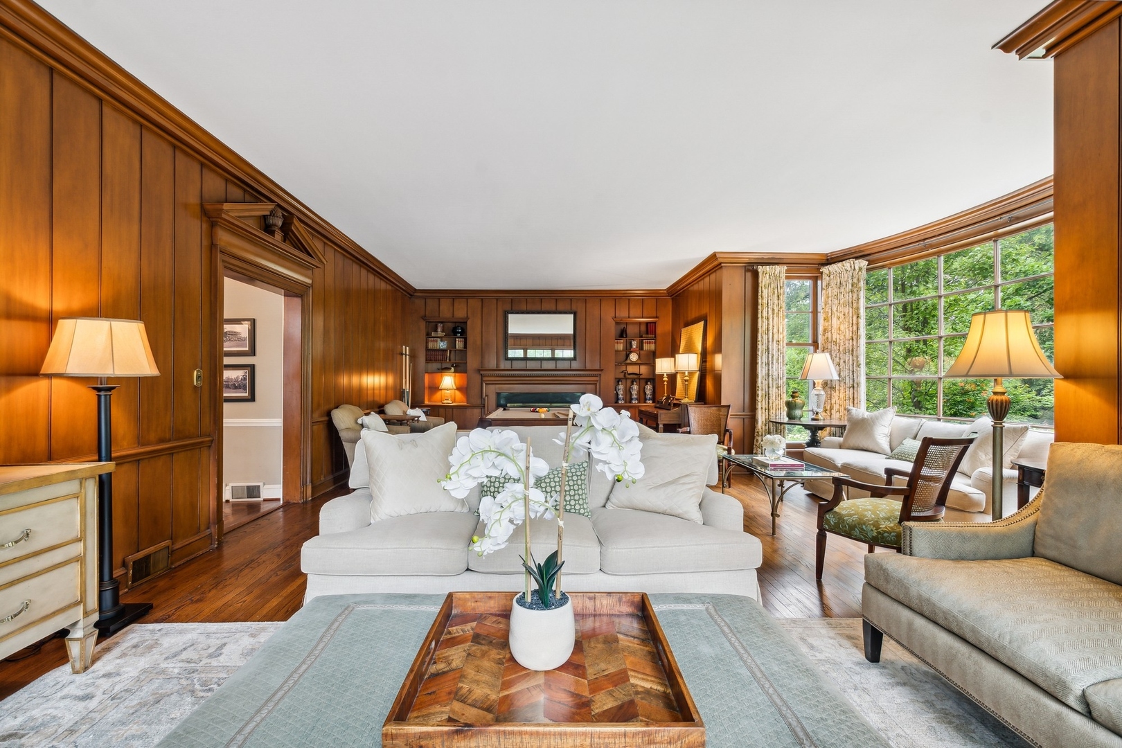 382 Ridge Avenue Winnetka, IL 60093 - Photo 10 of 43 a living room with furniture and a large window