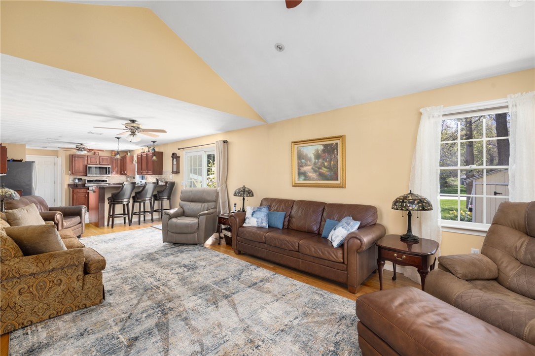 28 Whispering Pines Drive Cranston, RI 02921 - Photo 17 of 46 Family Room/Vaulted Ceiling