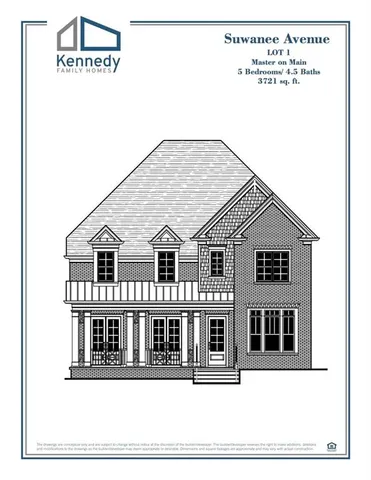 a front view of a house with windows