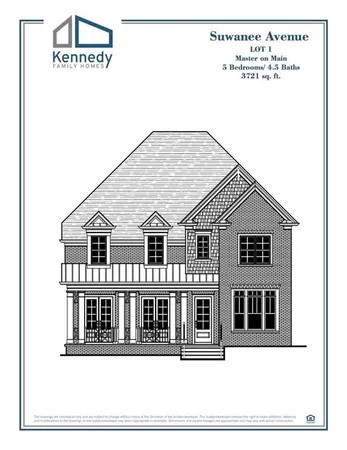 a front view of a house with windows