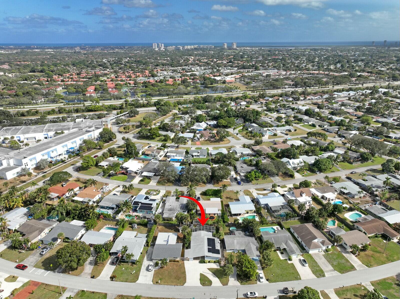 Aerial East