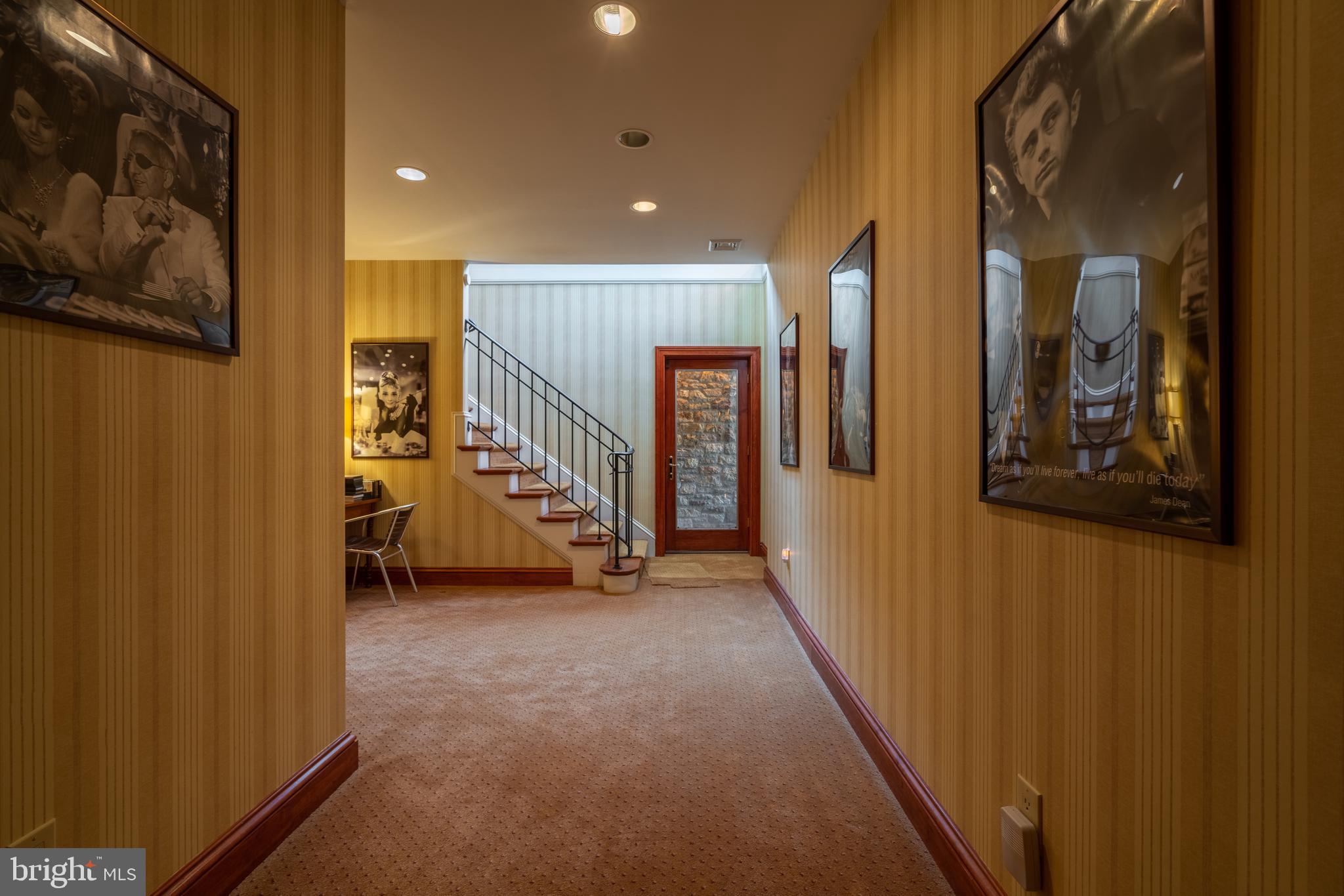 140 Plymouth Road Blue Bell, PA 19422 - Photo 52 of 61 Finished Basement-Theater Room Hallway