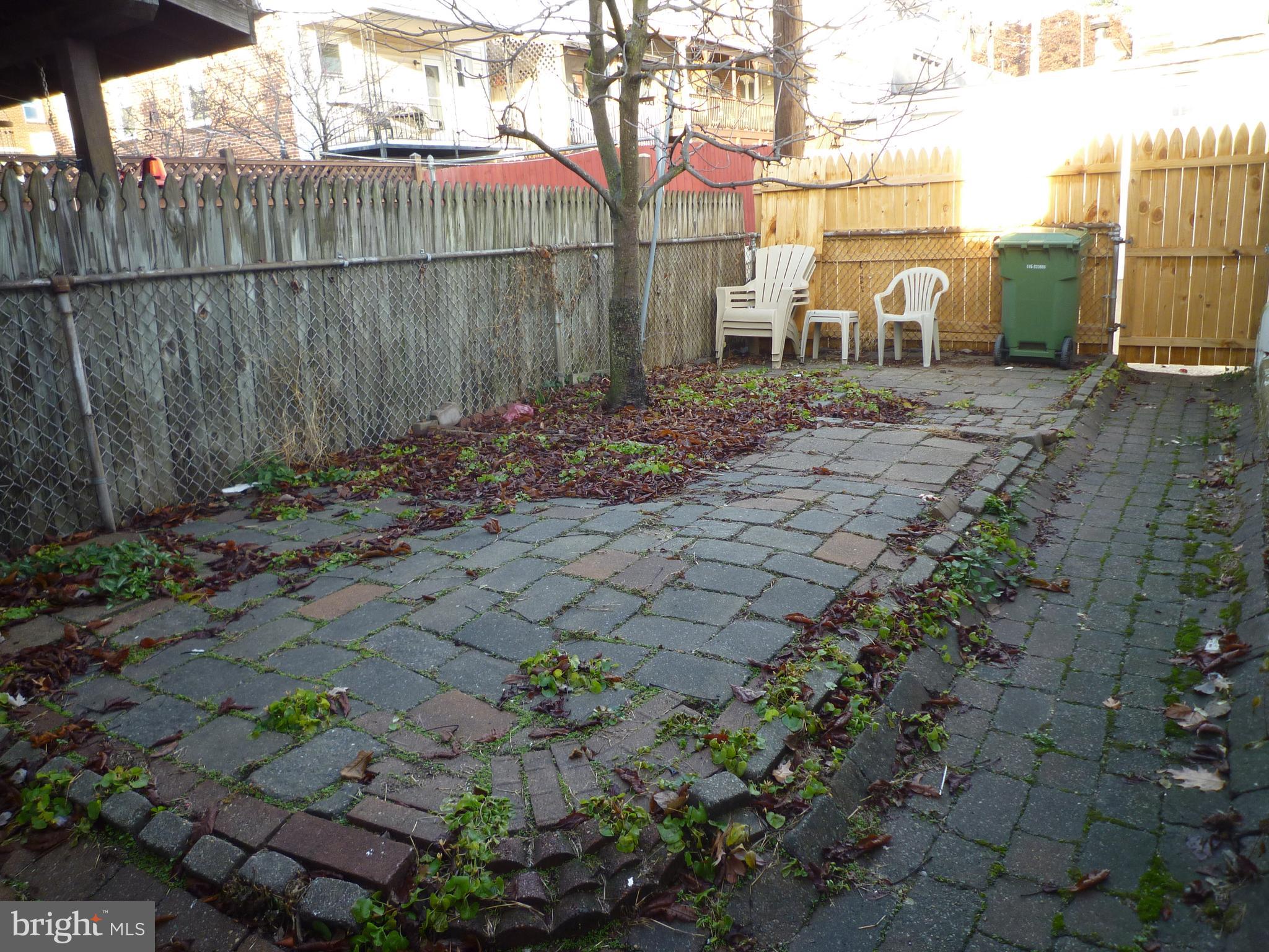 4109 Falls Road Baltimore, MD 21211 - Photo 40 of 45 Patio in the Backyard w/Privacy Fence