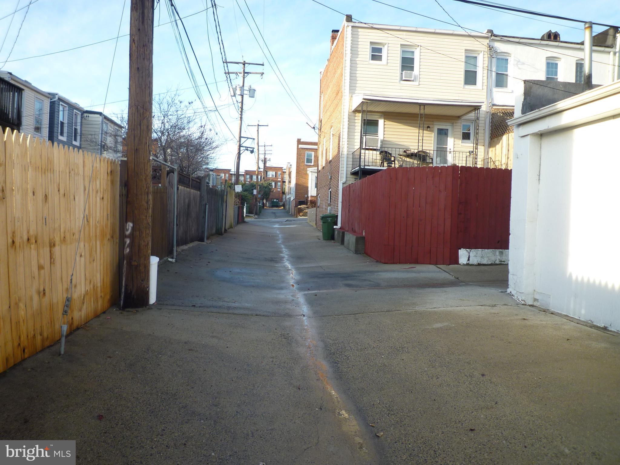 4109 Falls Road Baltimore, MD 21211 - Photo 44 of 45 Rear Access for Possible Parking