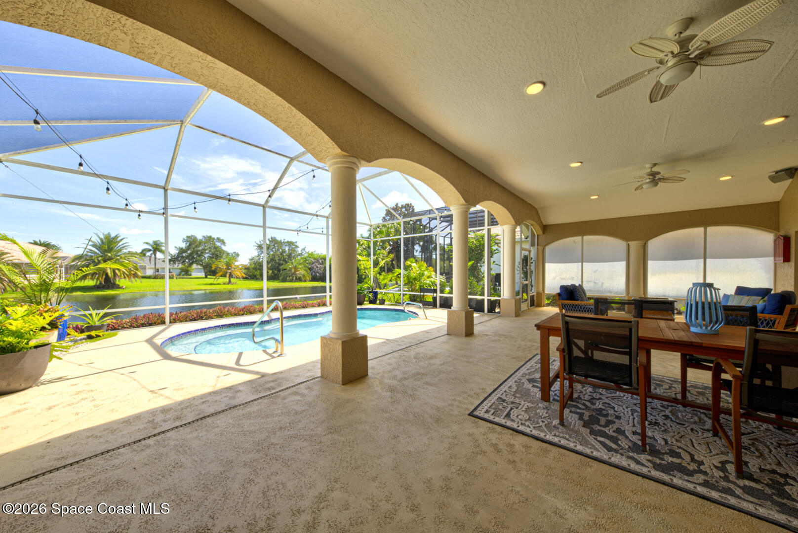 4070 Stoney Point Road Melbourne, FL 32940 - Photo 56 of 78 screened-in pool & lanai