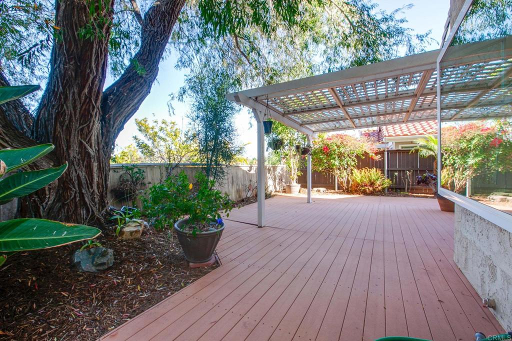 1521 Flair Encinitas Drive Encinitas, CA 92024 - Photo 27 of 45 a view of backyard with plants and outdoor seating