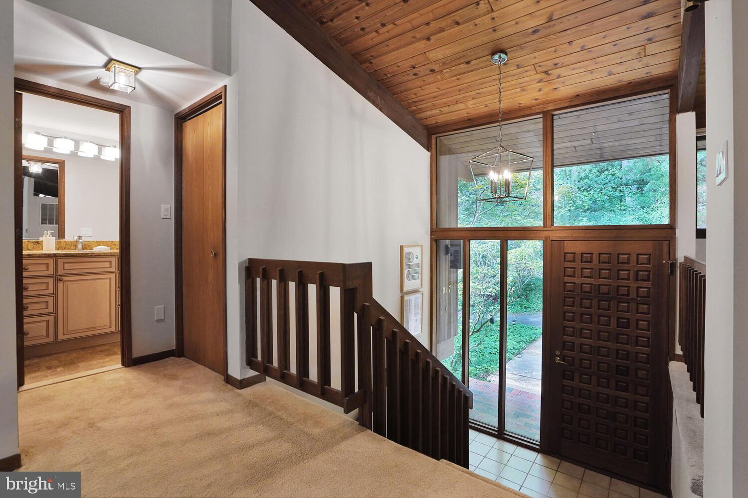 1017 Towlston Road McLean, VA 22102 - Photo 5 of 56 Foyer with Floor to Ceiling Glass Windows