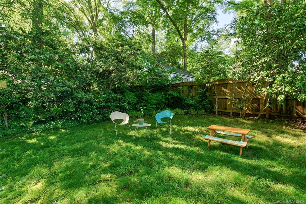 7026 Morganford Road Charlotte, NC 28211 - Photo 27 of 35 a backyard of a house with swimming pool and green space