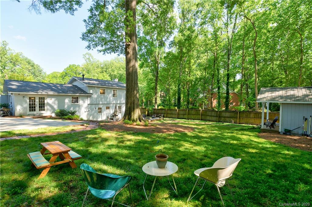 7026 Morganford Road Charlotte, NC 28211 - Photo 28 of 35 a swimming pool with outdoor seating and yard