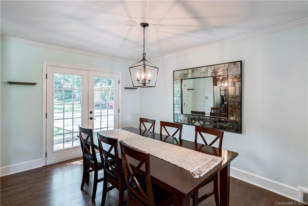 7026 Morganford Road Charlotte, NC 28211 - Photo 9 of 35 a view of a dining room with furniture window and wooden floor