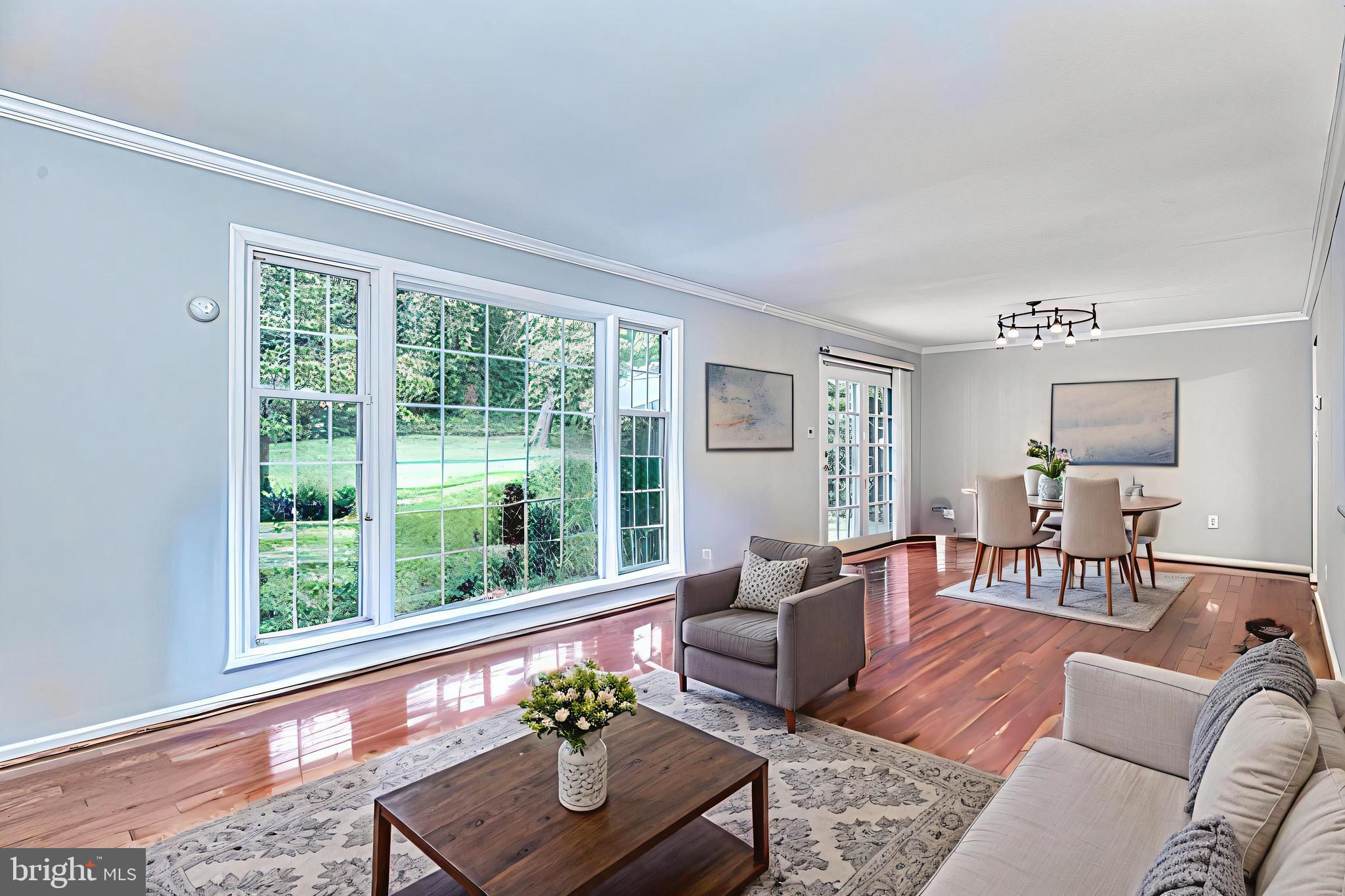 7128 Devonshire Road Alexandria, VA 22307 - Photo 5 of 36 a living room with furniture and a potted plant