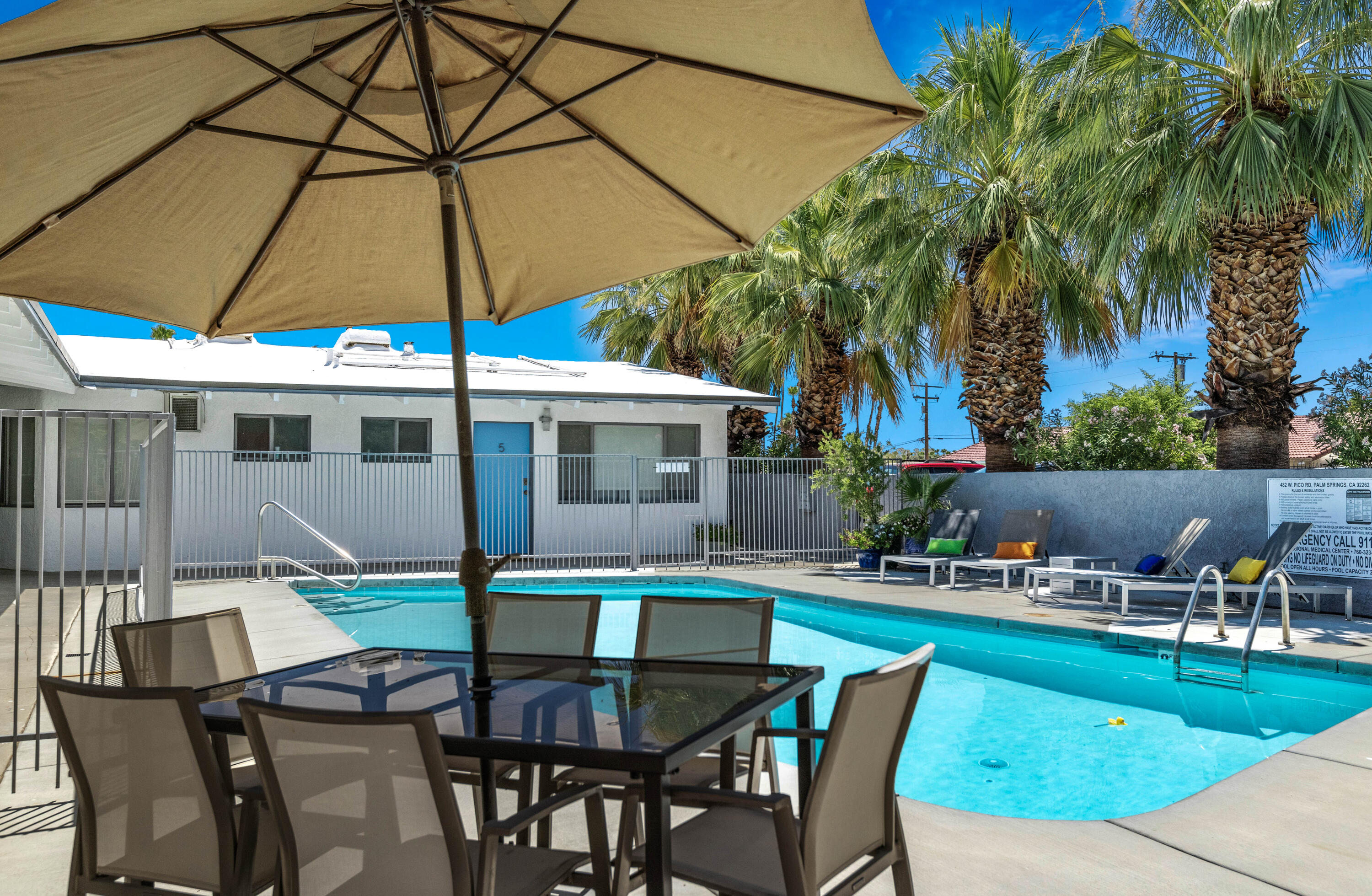482 West Pico Road Palm Springs, CA 92262 - Photo 36 of 67 Relax poolside