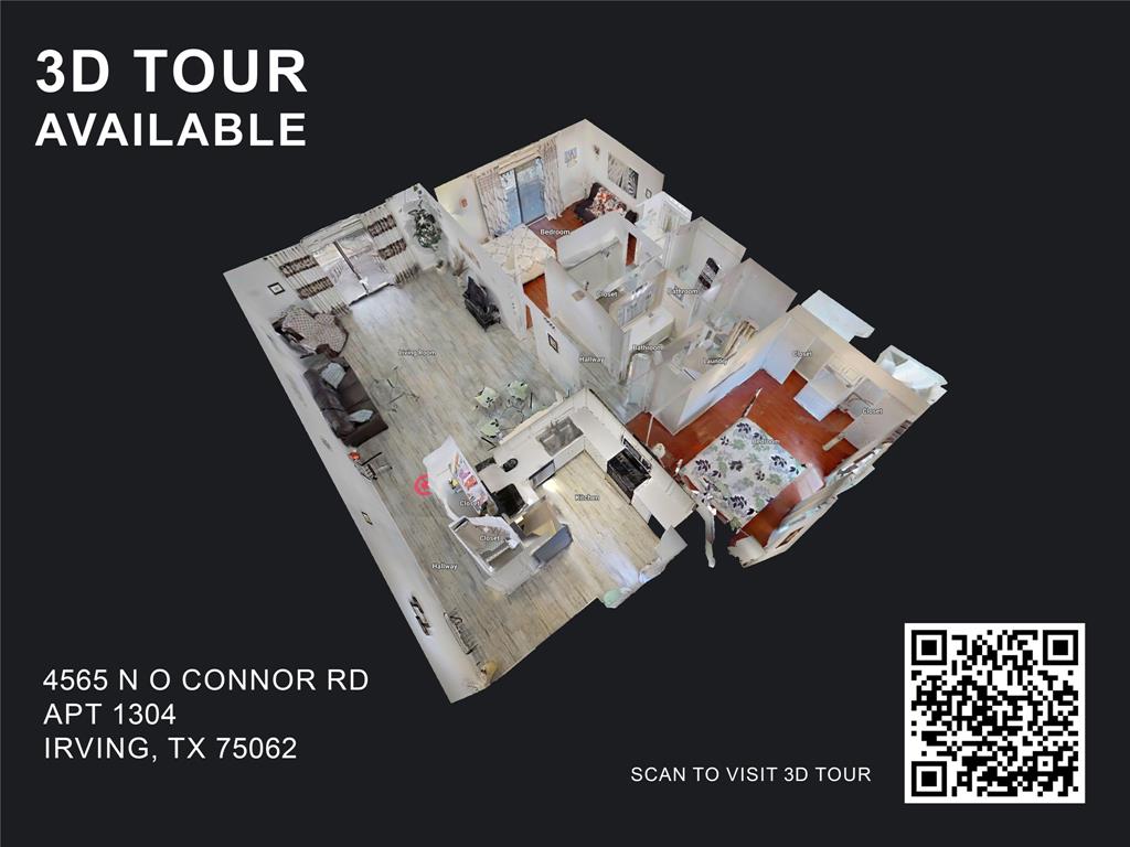 4565 North O'Connor Road, Unit 1304 Irving, TX 75062 - Photo 32 of 32 Floor plan