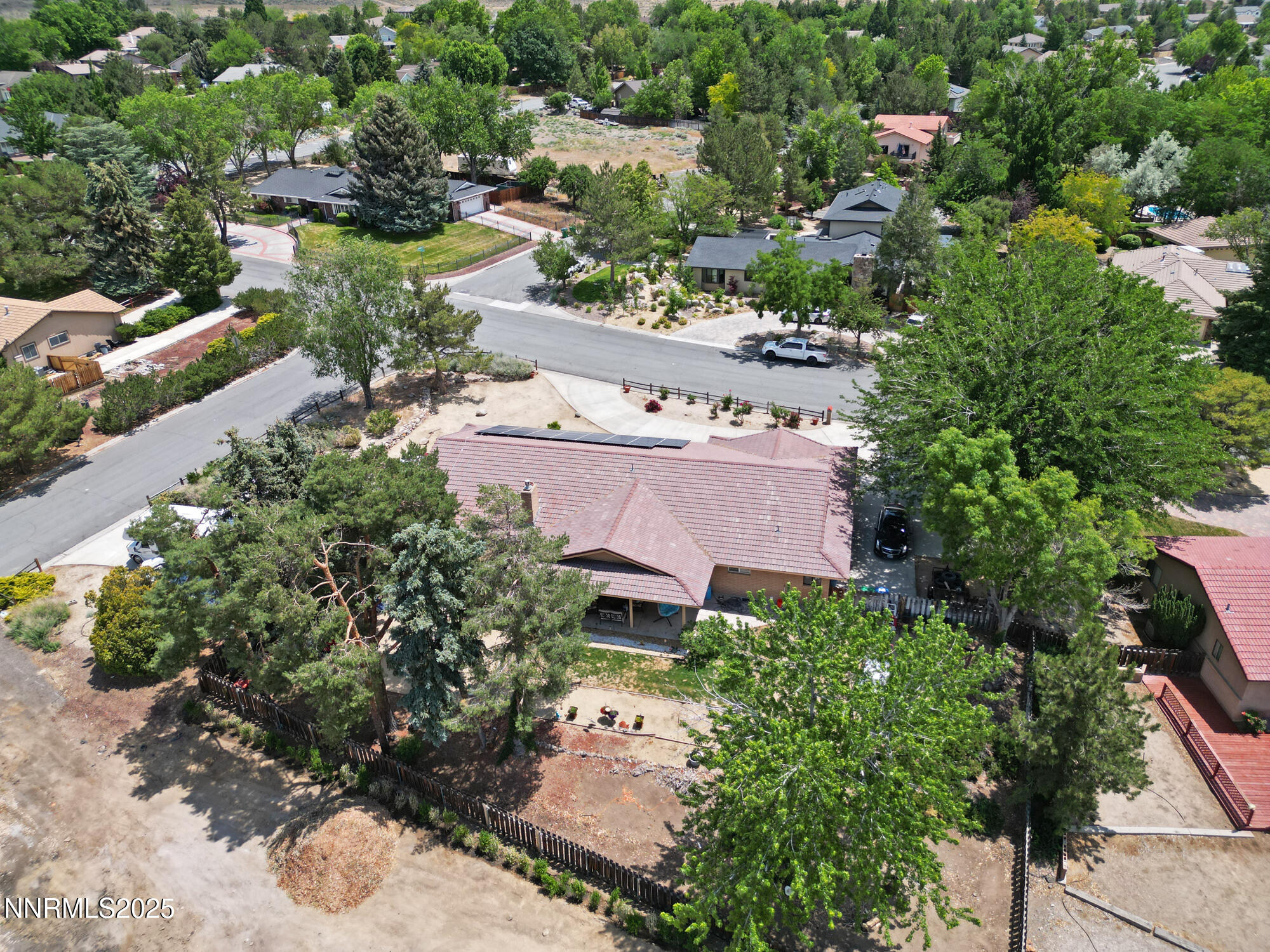 5705 Blue Hills Drive Reno, NV 89502 - Photo 49 of 56 an aerial view of a houses with yard