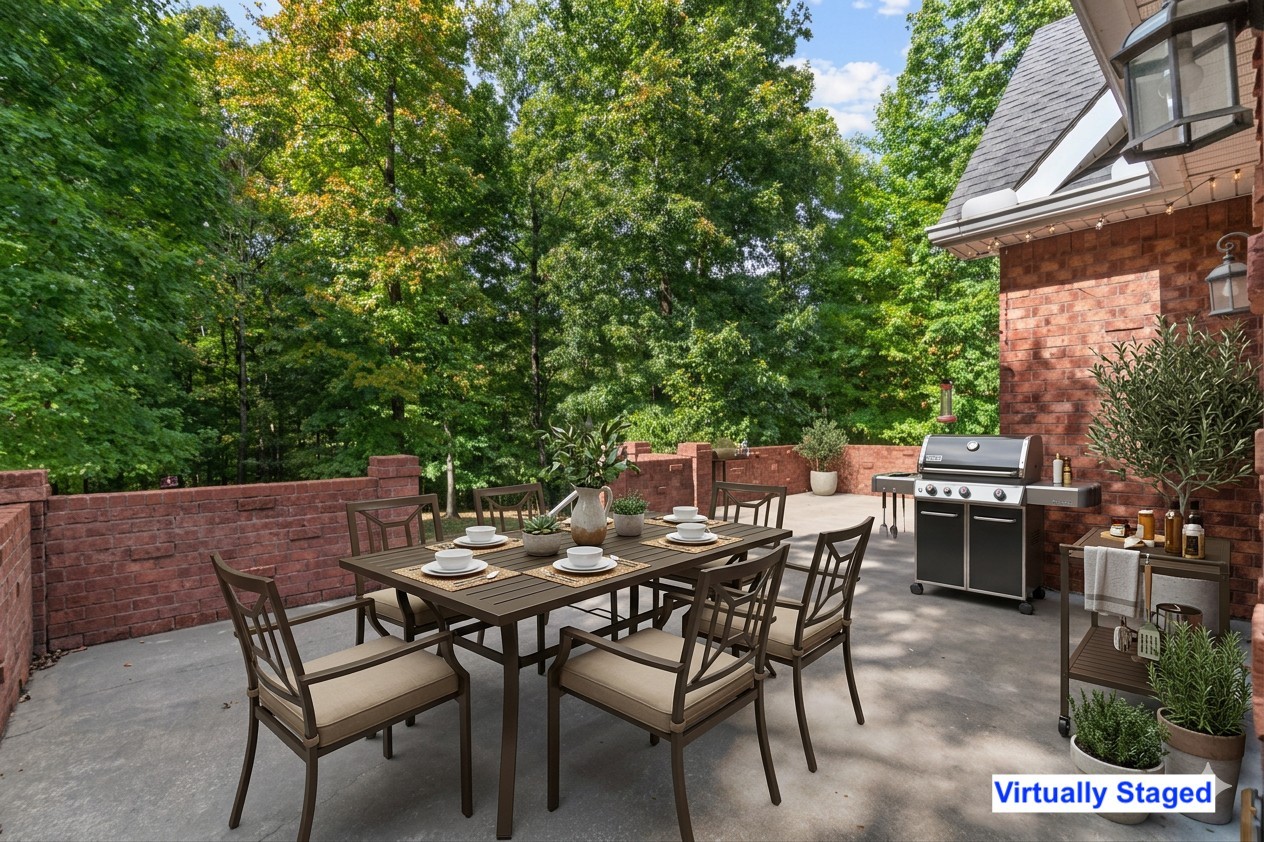 5756 Burgess Gower Road Pleasant View, TN 37146 - Photo 49 of 67 a view of a dinning table and chairs in the patio