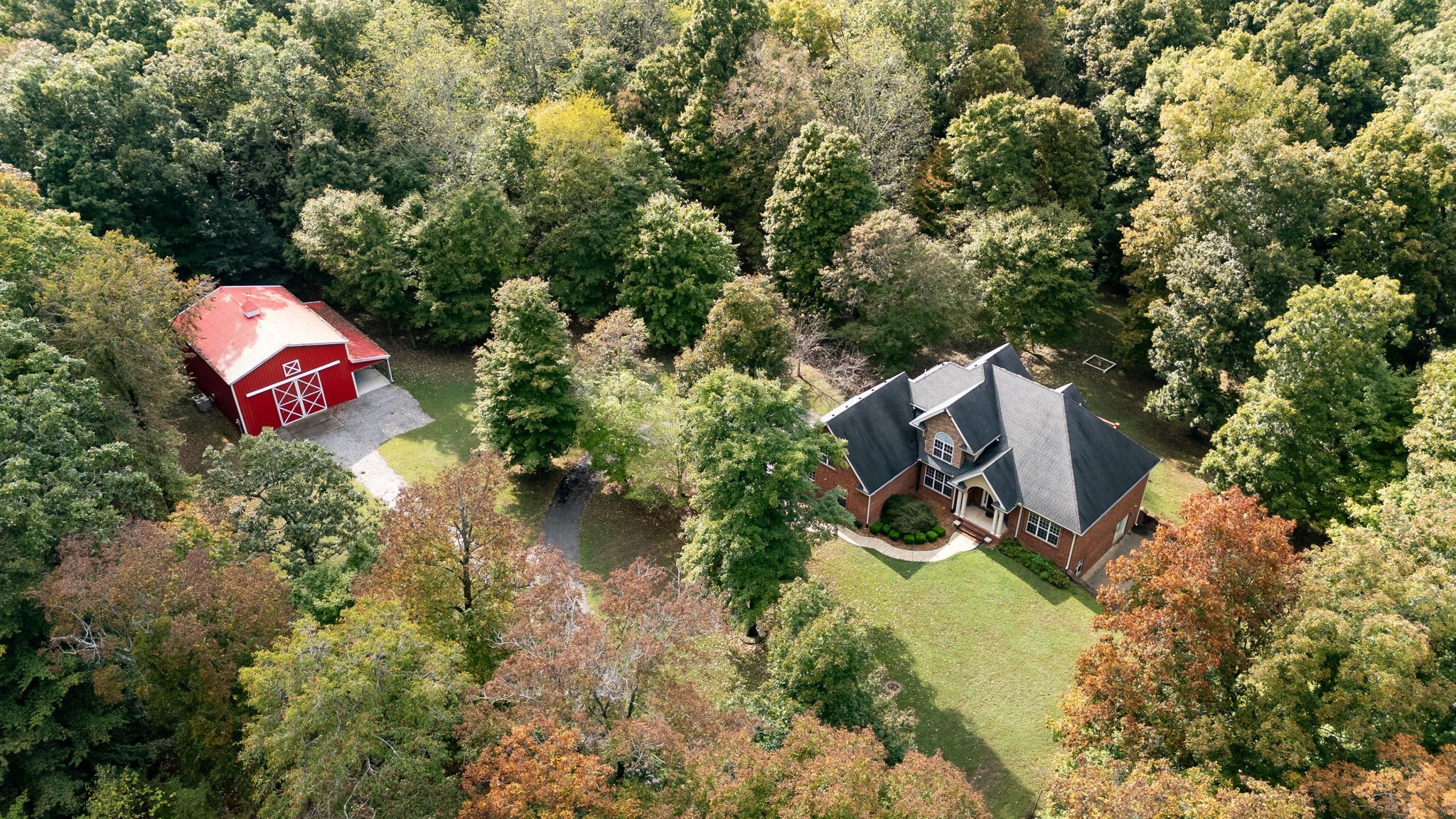 5756 Burgess Gower Road Pleasant View, TN 37146 - Photo 6 of 67 an aerial view of a house with a yard