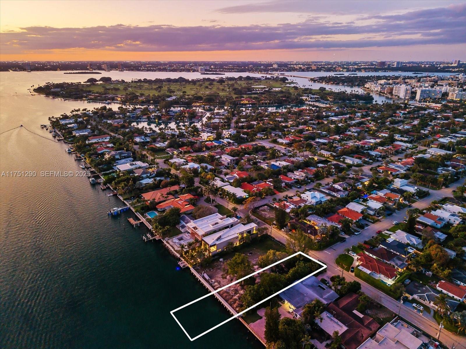 700 88th Street Surfside, FL 33154 - Photo 8 of 8 an aerial view of residential houses with outdoor space