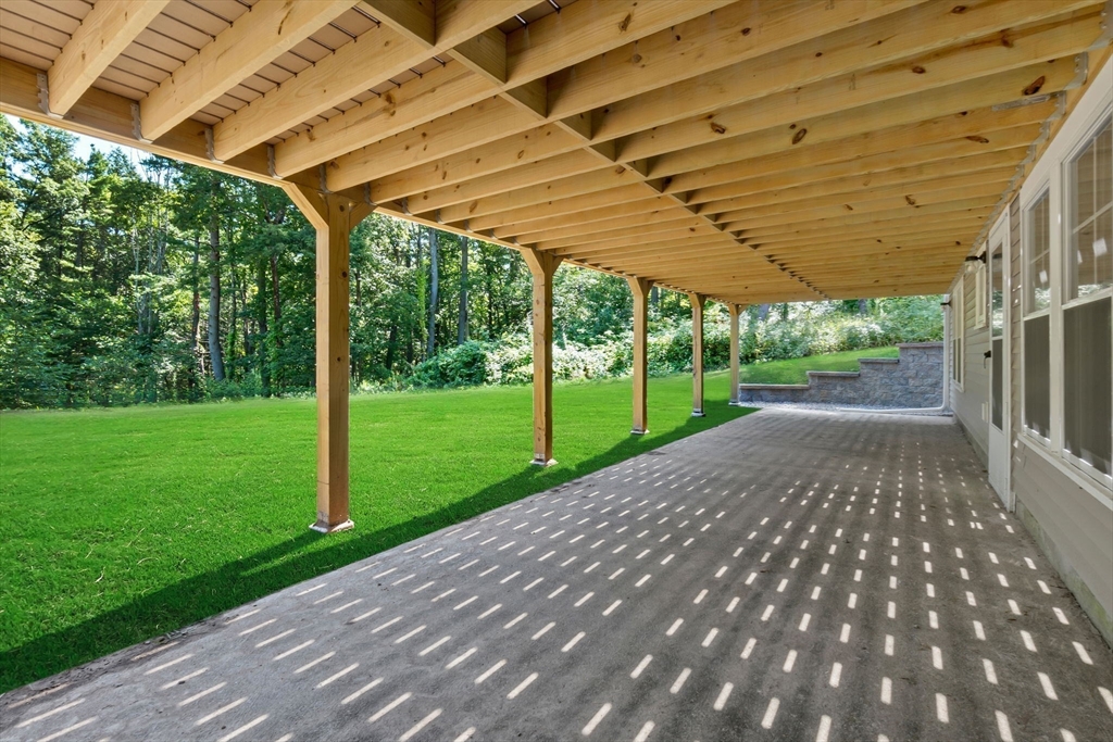 111 Killam Hill Road Boxford, MA 01921 - Photo 38 of 42 a view of a backyard with garden