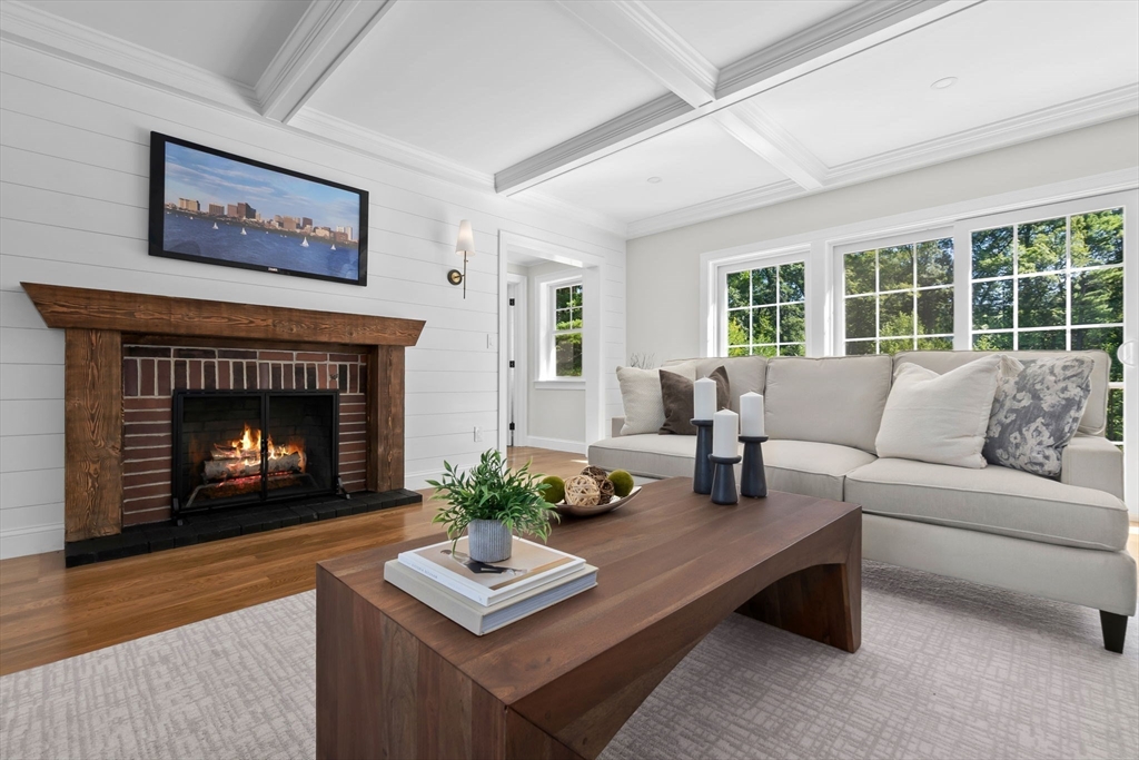 111 Killam Hill Road Boxford, MA 01921 - Photo 4 of 42 a living room with furniture a fireplace and window